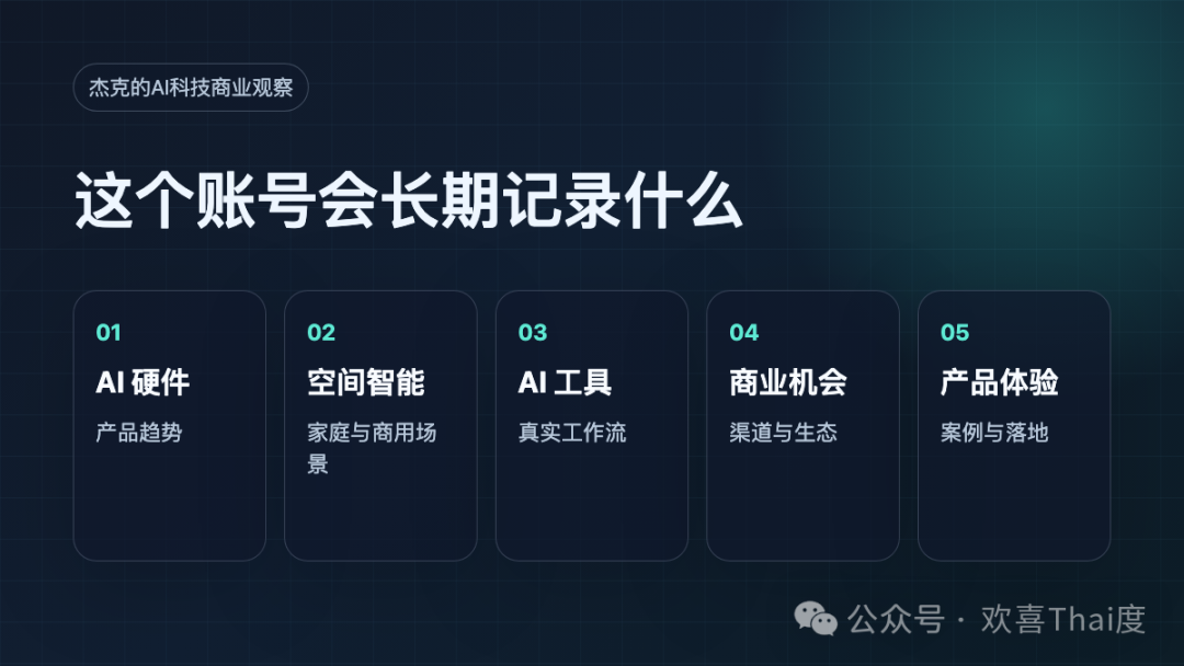 为什么我开始记录 AI 科技和商业观察
